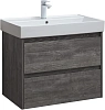 Тумба под раковину Aquanet Nova Lite 75 дуб серый (2 ящика) 00287890
