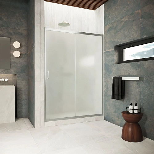 Душевая дверь Vegas-glass ZP Protec 175 04 10 1750 мм, профиль никель, стекло сатин Душевая дверь Vegas-glass ZP Protec 175 04 10 1750 мм, профиль никель, стекло сатин