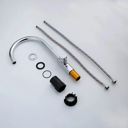 Смеситель для кухни Aquatek АЛЬФА AQ1982CR Смеситель для кухни Aquatek АЛЬФА AQ1982CR