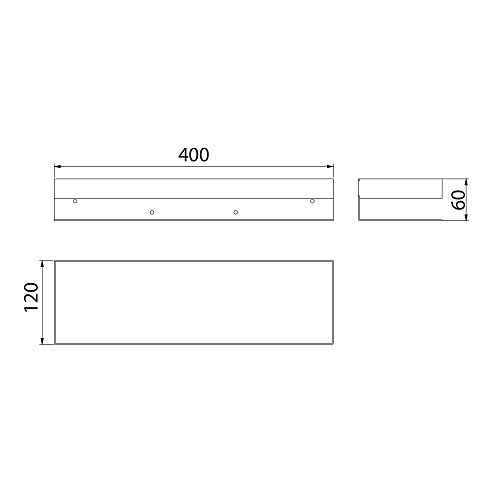 Полка Lemark SHELF LINE 400 мм с крючками, хром 9771052 Полка Lemark SHELF LINE 400 мм с крючками, хром 9771052