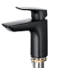Смеситель для раковины Aquatek ВЕГА AQ1012MB черный матовый Смеситель для раковины Aquatek ВЕГА AQ1012MB черный матовый
