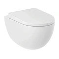 Унитаз подвесной Kludi RESA D 24WCSET43 керамический с сиденьем Унитаз подвесной Kludi RESA D 24WCSET43 керамический с сиденьем