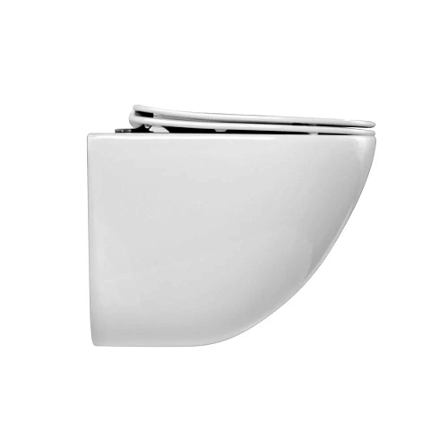 Унитаз подвесной BelBagno AMANDA BB051CHR/BB051SC безободковый с сиденьем Унитаз подвесной BelBagno AMANDA BB051CHR/BB051SC безободковый с сиденьем