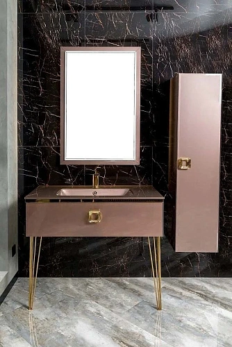 Тумба под раковину Boheme Lucido 100 см Лиловый 770-100-PU Тумба под раковину Boheme Lucido 100 см Лиловый 770-100-PU