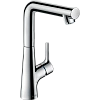 Смеситель для раковины hansgrohe Talis S с поворотным изливом и сливным гарнитуром, хром 72105000