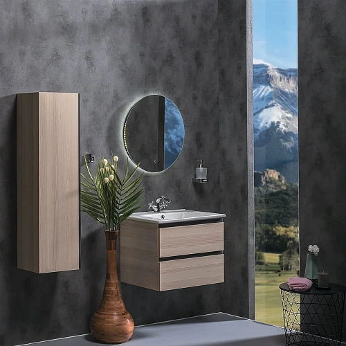 Шкаф-пенал Boheme CAPOLDA light wood 849-120-LW Шкаф-пенал Boheme CAPOLDA light wood 849-120-LW