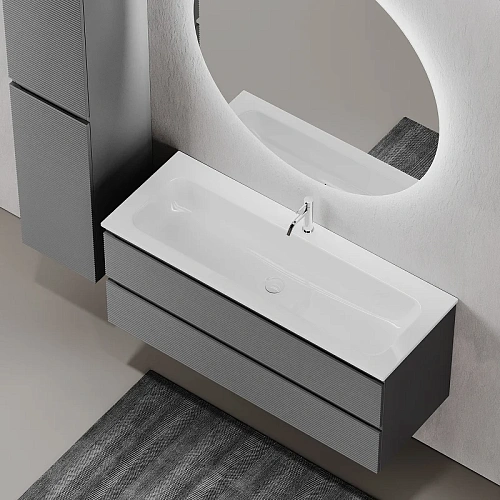 Тумба под раковину Sancos Folk FL120GS 1195х445х500 Grey soft, подвесная Тумба под раковину Sancos Folk FL120GS 1195х445х500 Grey soft, подвесная