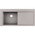 Кухонная мойка Hansgrohe S51 S5110-F450 450 с крылом 43330380, cерый бетон встраиваемая Кухонная мойка Hansgrohe S51 S5110-F450 450 с крылом 43330380, cерый бетон встраиваемая