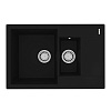 Кухонная мойка Lemark RAMZA 760 врезная из кварцгранита, с крылом, антрацит 9910037 Кухонная мойка Lemark RAMZA 760 врезная из кварцгранита, с крылом, антрацит 9910037