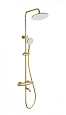 Душевая система Wonzon & Woghand с термостатом, брашированное золото (WW-B3031-A3-BG) Душевая система Wonzon & Woghand с термостатом, брашированное золото (WW-B3031-A3-BG)