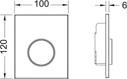 Клавиша смыва для писсуара TECE TECEloop 9242640 Клавиша смыва для писсуара TECE TECEloop 9242640