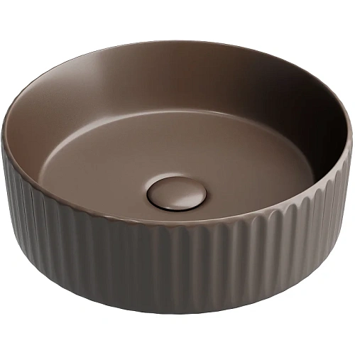 Раковина Ceramica Nova ELEMENT CN6057MDB Темно-Коричневый матовый накладная Раковина Ceramica Nova ELEMENT CN6057MDB Темно-Коричневый матовый накладная