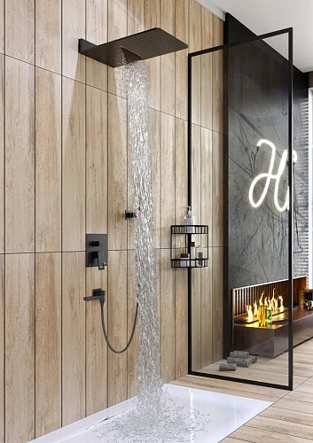 Душевая система Timo Briana SX-7119/03SM встраиваемая черный Душевая система Timo Briana SX-7119/03SM встраиваемая черный