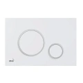 Клавиша смыва Alcaplast M776 для скрытых систем инсталляции, белый/хром-глянец Клавиша смыва Alcaplast M776 для скрытых систем инсталляции, белый/хром-глянец