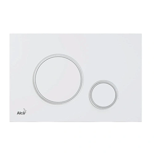 Клавиша смыва Alcaplast M776 для скрытых систем инсталляции, белый/хром-глянец Клавиша смыва Alcaplast M776 для скрытых систем инсталляции, белый/хром-глянец