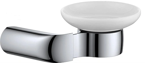 Мыльница Rush Flores FL08411 керамическая хром Мыльница Rush Flores FL08411 керамическая хром