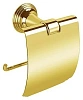Держатель туалетной бумаги Colombo Hermitage B3391.HPS с крышкой, PVD золото