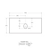 Столешница BelBagno KEP-100-BO-W0 Bianco Opaco 1016x468 Столешница BelBagno KEP-100-BO-W0 Bianco Opaco 1016x468