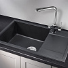 Кухонная мойка Granula 7805, ЧЁРНЫЙ, кварц 780х500 Кухонная мойка Granula 7805, ЧЁРНЫЙ, кварц 780х500