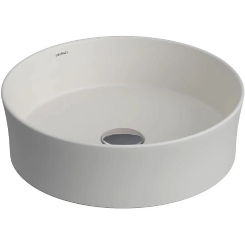 Раковина BERGES Ego SL накладная, Ø 38 см, матовый белый 181221 Раковина BERGES Ego SL накладная, Ø 38 см, матовый белый 181221