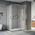 Душевой уголок STWORKI Карлстад 140x90 см профиль хром глянец, стекло матовое 467390 Душевой уголок STWORKI Карлстад 140x90 см профиль хром глянец, стекло матовое 467390