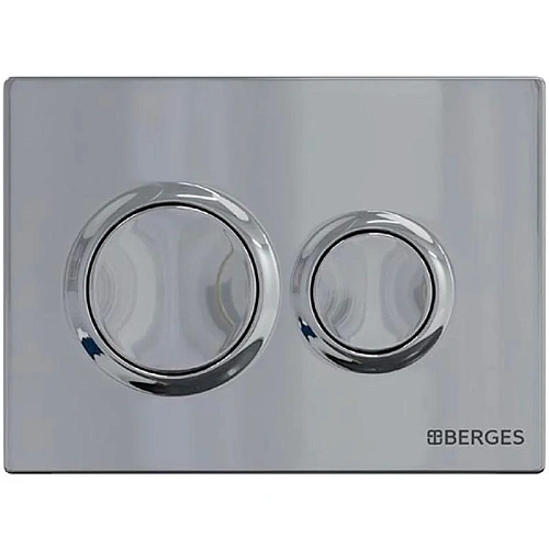 Инсталляция для унитаза BERGES NOVUM кнопка O3 хром глянец 040263 Инсталляция для унитаза BERGES NOVUM кнопка O3 хром глянец 040263