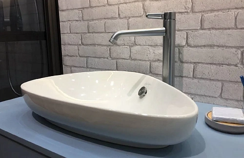 Смеситель для раковины Jacob Delafon Nouvelle Vague E78337-CAT с донным клапаном Смеситель для раковины Jacob Delafon Nouvelle Vague E78337-CAT с донным клапаном