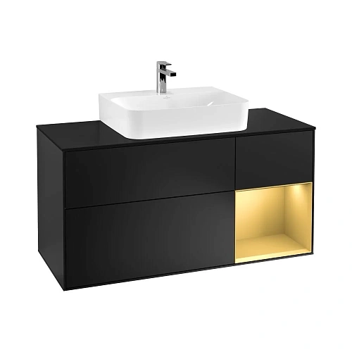 Тумба под раковину Villeroy & Boch Finion 120 см, с подсветкой F172HFPD Тумба под раковину Villeroy & Boch Finion 120 см, с подсветкой F172HFPD