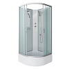 Картинка анонса товара «душевая кабина niagara classic ng-3301-14bk (900х900х2000) средний поддон (26см) стекло матовое 33011424bk»