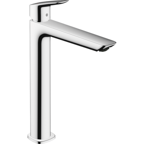 Смеситель для раковины Hansgrohe Logis 240 Fine, со сливным гарнитуром 71257000, хром Смеситель для раковины Hansgrohe Logis 240 Fine, со сливным гарнитуром 71257000, хром