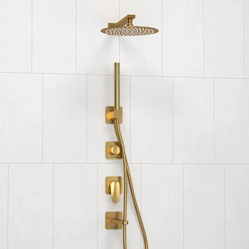 Душевая система WasserKRAFT A3651.283.284.180.259.285.194.286 встраиваемая золото Душевая система WasserKRAFT A3651.283.284.180.259.285.194.286 встраиваемая золото