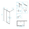 Душевая перегородка RGW Walk In WA-13B 34101315-14 Душевая перегородка RGW Walk In WA-13B 34101315-14