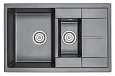 Кухонная мойка Granula 7802, ЧЁРНЫЙ, кварц 775х495 Кухонная мойка Granula 7802, ЧЁРНЫЙ, кварц 775х495