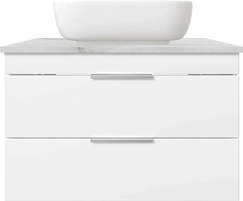 Тумба с раковиной STWORKI Копенгаген Копенгаген 80 белая, со столешницей Stone Aura 80 и сифоном Neo 582092 Тумба с раковиной STWORKI Копенгаген Копенгаген 80 белая, со столешницей Stone Aura 80 и сифоном Neo 582092