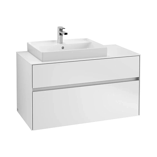 Тумба под раковину Villeroy & Boch Collaro 100 см, с подсветкой C017L0MS Тумба под раковину Villeroy & Boch Collaro 100 см, с подсветкой C017L0MS