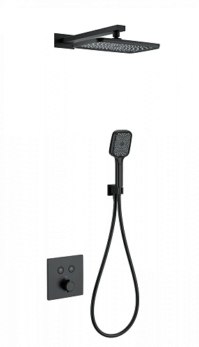 Душевая система Wonzon & Woghand с термостатом, встраиваемая, черный матовый (WW-D2017-B-MB) Душевая система Wonzon & Woghand с термостатом, встраиваемая, черный матовый (WW-D2017-B-MB)