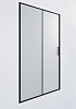 Картинка анонса товара «душевая дверь timo td-120/03f-6, раздвижная 1950x1200, профиль черный, стекло матовое 6 мм»