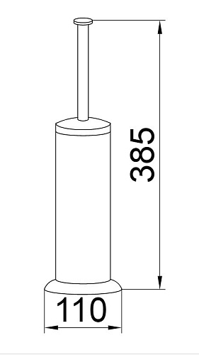 Ершик для унитаза Boheme Puro (хрусталь) 10719 Ершик для унитаза Boheme Puro (хрусталь) 10719