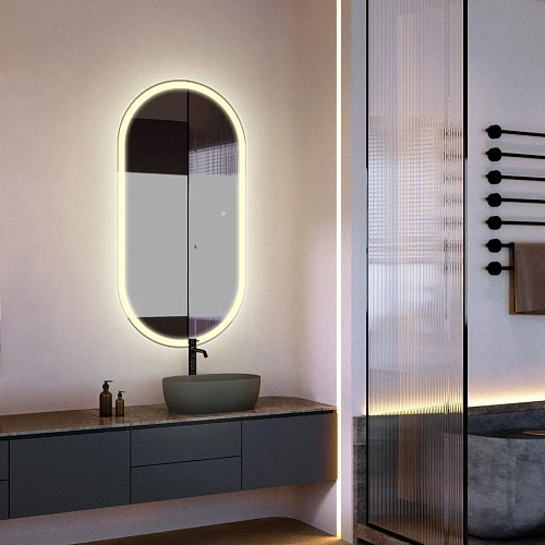 Зеркало ABBER See AG6113SMult с подсветкой, сенсор, диммер Зеркало ABBER See AG6113SMult с подсветкой, сенсор, диммер