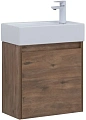 Тумба под раковину Aquanet Nova Lite 50 дуб рустикальный (1 дверца) 00298855 Тумба под раковину Aquanet Nova Lite 50 дуб рустикальный (1 дверца) 00298855