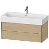 Картинка анонса товара «тумба под раковину duravit xviu xv43370b171 подвесная 98.4 см средиземноморский дуб»
