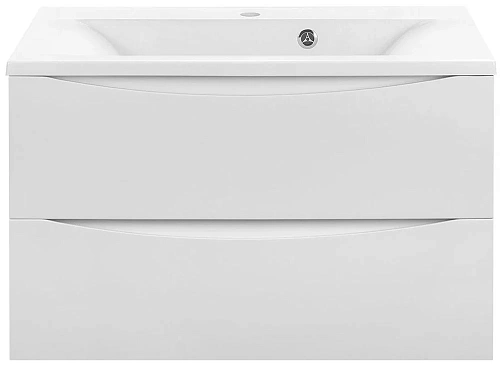 Тумба под раковину Vincea Mia 750 подвесная, 2 выкатных ящика soft close, G.White VMC-2MA750GW Тумба под раковину Vincea Mia 750 подвесная, 2 выкатных ящика soft close, G.White VMC-2MA750GW