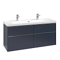 Тумба под раковину Villeroy & Boch Subway 3.0 с подсветкой Marine Blue / Marine Blue C602L0VQ Тумба под раковину Villeroy & Boch Subway 3.0 с подсветкой Marine Blue / Marine Blue C602L0VQ
