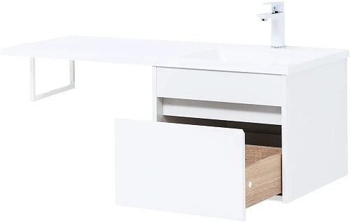 Тумба под раковину Aquanet Токио 48 белый (подвесная, 1 ящик) 00236915 Тумба под раковину Aquanet Токио 48 белый (подвесная, 1 ящик) 00236915