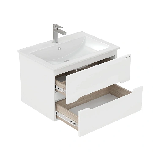 Тумба под раковину Onika Айленд 70 см 107063 подвесная, белая (для Бергамо Нова 70) Тумба под раковину Onika Айленд 70 см 107063 подвесная, белая (для Бергамо Нова 70)
