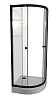 Душевой уголок Radomir Берген RD 90х90 1-09-6-0-0-3500 радиальный, стекла прозрачные, профиль черный Душевой уголок Radomir Берген RD 90х90 1-09-6-0-0-3500 радиальный, стекла прозрачные, профиль черный