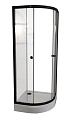 Душевой уголок Radomir Берген RD 90х90 1-09-6-0-0-3500 радиальный, стекла прозрачные, профиль черный Душевой уголок Radomir Берген RD 90х90 1-09-6-0-0-3500 радиальный, стекла прозрачные, профиль черный