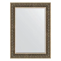 Зеркало в багетной раме Evoform Exclusive BY 3475 79 x 109 см, вензель серебряный Зеркало в багетной раме Evoform Exclusive BY 3475 79 x 109 см, вензель серебряный