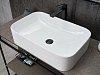 Картинка анонса товара «раковина gid n9599 51231 накладная белая 61x38x15»