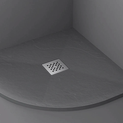 Душевой поддон Vincea из искусственного камня VST-4SQ1010A, 1000x1000x25, антрацит Душевой поддон Vincea из искусственного камня VST-4SQ1010A, 1000x1000x25, антрацит